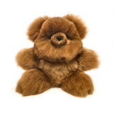 Chestnut alpaca fur teddy